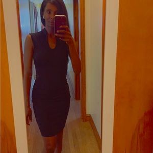 Woman’s black dress